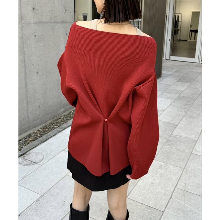 【mystic】オフショルZIPカーディガン | PAL GROUP OUTLET | 詳細画像17 