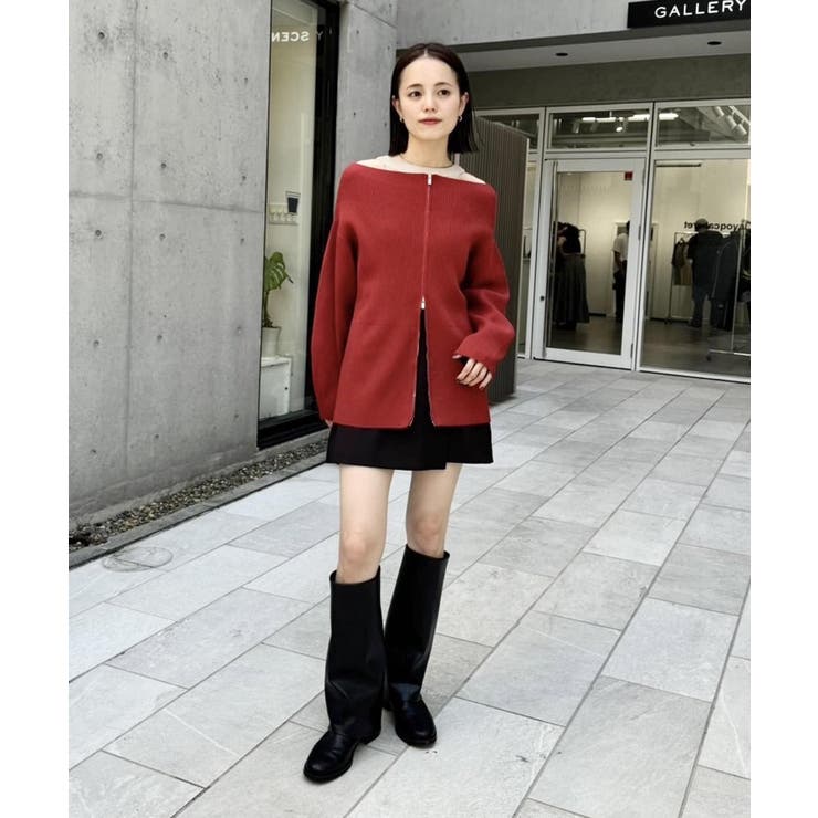 mystic】オフショルZIPカーディガン[品番：PALW0005978]｜PAL GROUP