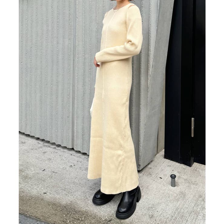 mystic】カットアウトニットワンピース[品番：PALW0006033]｜PAL GROUP  