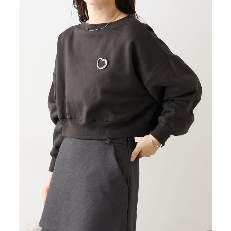 【mystic】ブローチ付きスウェット | PAL GROUP OUTLET | 詳細画像1 