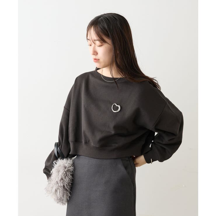 【mystic】ブローチ付きスウェット | PAL GROUP OUTLET | 詳細画像4 