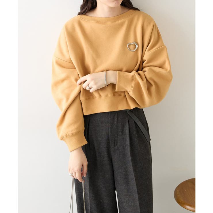 【mystic】ブローチ付きスウェット | PAL GROUP OUTLET | 詳細画像9 