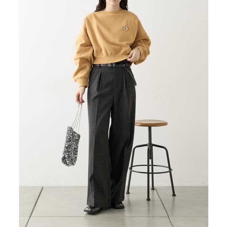 【mystic】ブローチ付きスウェット | PAL GROUP OUTLET | 詳細画像13 