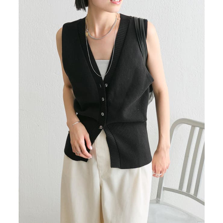 【mystic】エアリーニットベスト | PAL GROUP OUTLET | 詳細画像9 