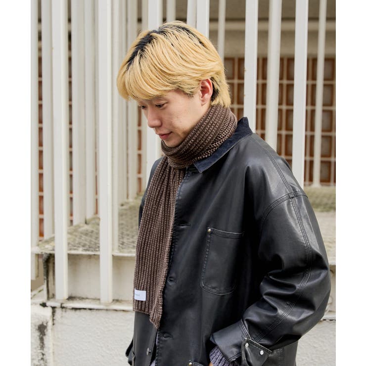 【Kastane】SUNFADE KNIT MUFFLER | PAL GROUP OUTLET | 詳細画像4 