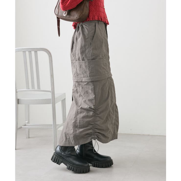 【w closet】マルチWAYカーゴスカート | PAL GROUP OUTLET | 詳細画像4 