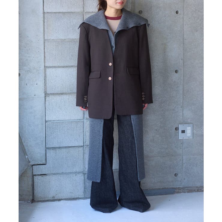 【Pasterip】Lambs wool stole vest | PAL GROUP OUTLET | 詳細画像18 