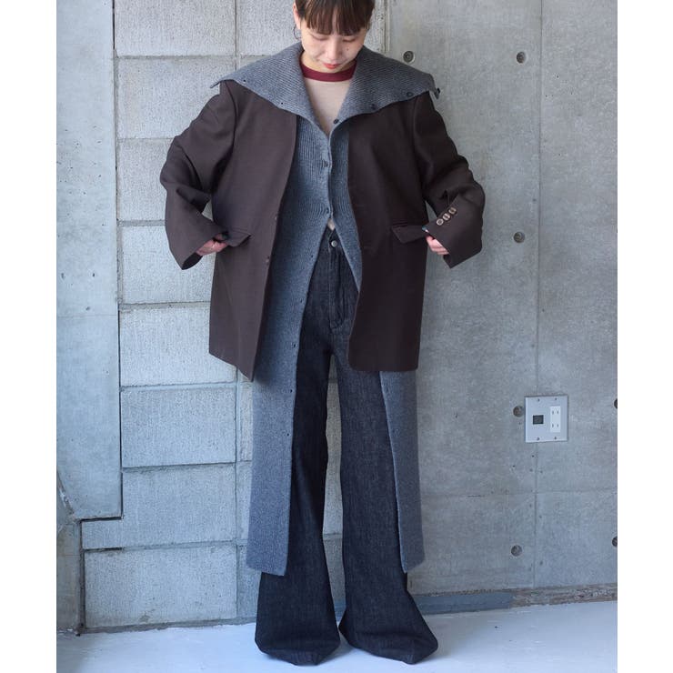 【Pasterip】Lambs wool stole vest | PAL GROUP OUTLET | 詳細画像19 