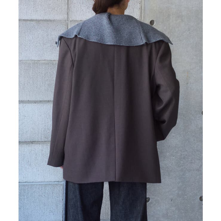 【Pasterip】Lambs wool stole vest | PAL GROUP OUTLET | 詳細画像24 