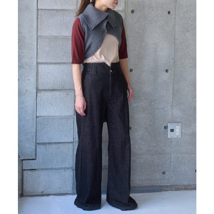 【Pasterip】Lambs wool stole vest | PAL GROUP OUTLET | 詳細画像15 