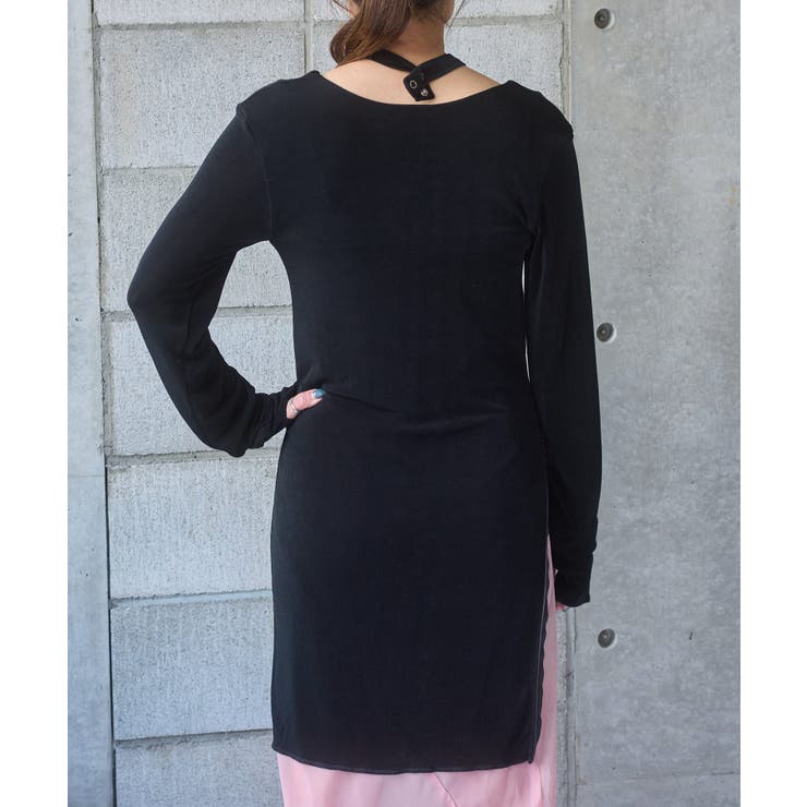 【Pasterip】Sheer rib tie tunic | PAL GROUP OUTLET | 詳細画像5 