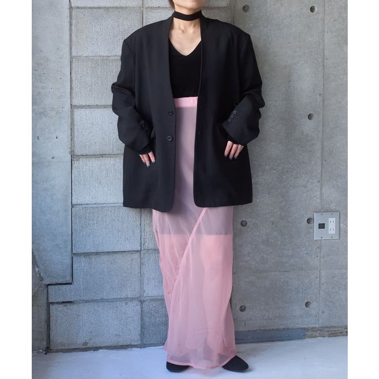 【Pasterip】Sheer rib tie tunic | PAL GROUP OUTLET | 詳細画像7 
