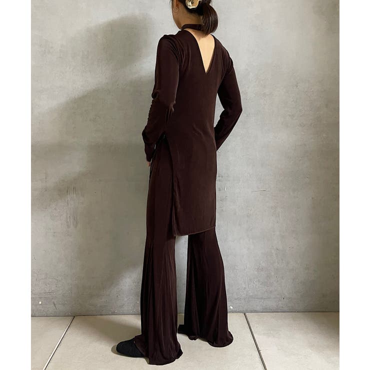 【Pasterip】Sheer rib tie tunic | PAL GROUP OUTLET | 詳細画像19 