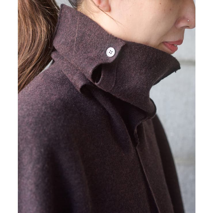 【Pasterip】Double face design poncho | PAL GROUP OUTLET | 詳細画像17 