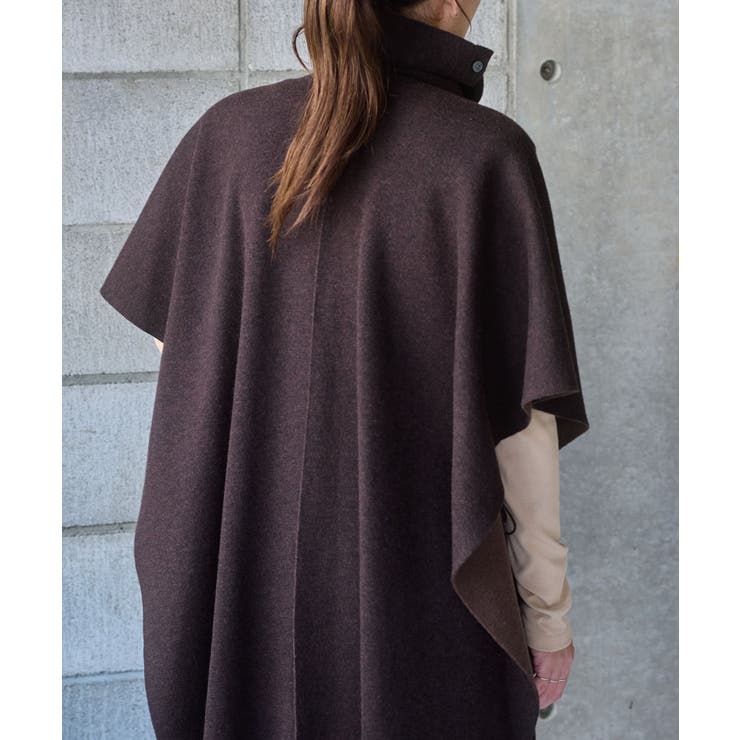 【Pasterip】Double face design poncho | PAL GROUP OUTLET | 詳細画像10 