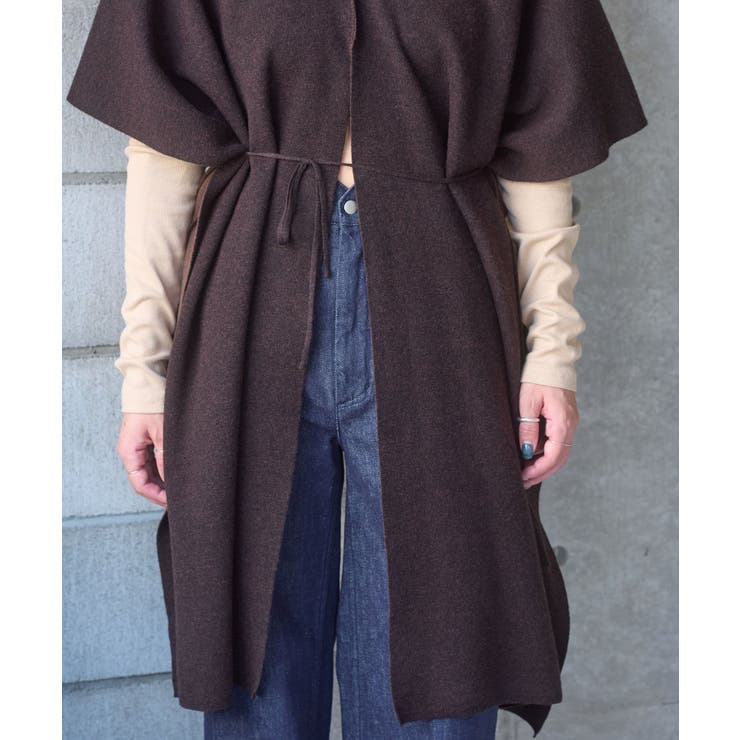 【Pasterip】Double face design poncho | PAL GROUP OUTLET | 詳細画像11 