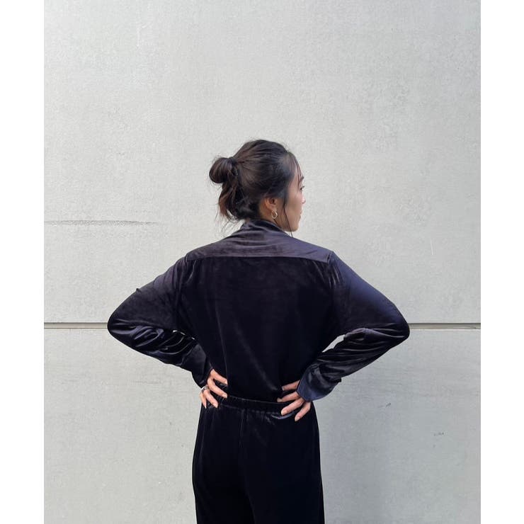【Pasterip】Cozy set up velour shirt | PAL GROUP OUTLET | 詳細画像5 