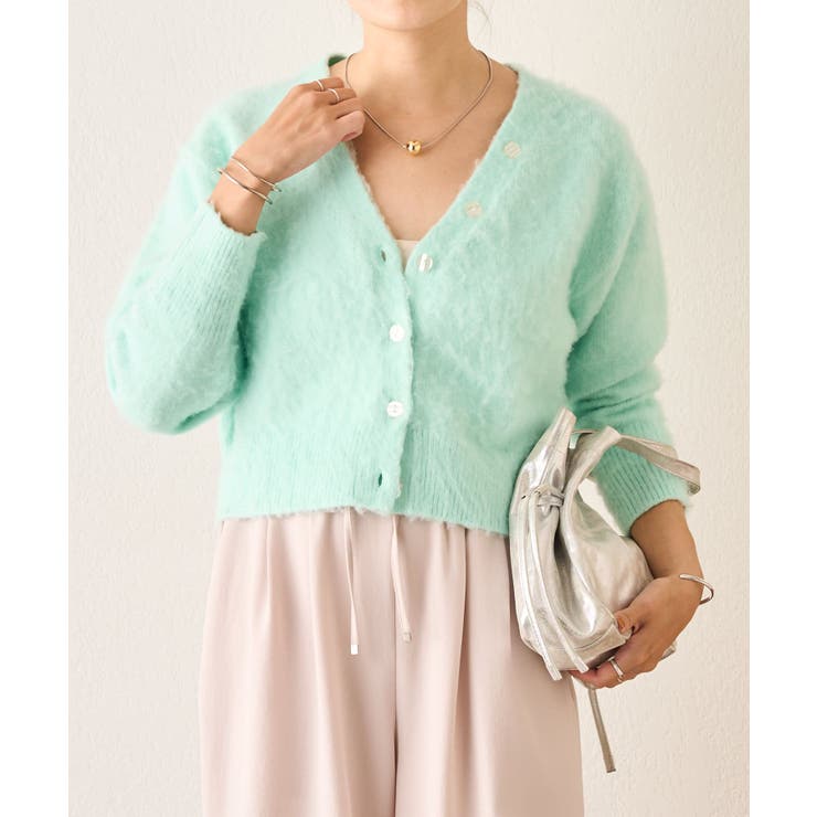 MINT | 【SHENERY】起毛ショートカーディガン | PAL GROUP OUTLET