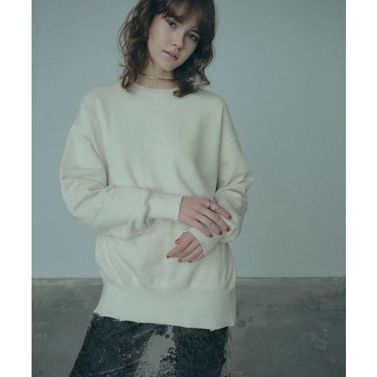 IVY | 【Omekashi】裏起毛ダメージスウェット | PAL GROUP OUTLET
