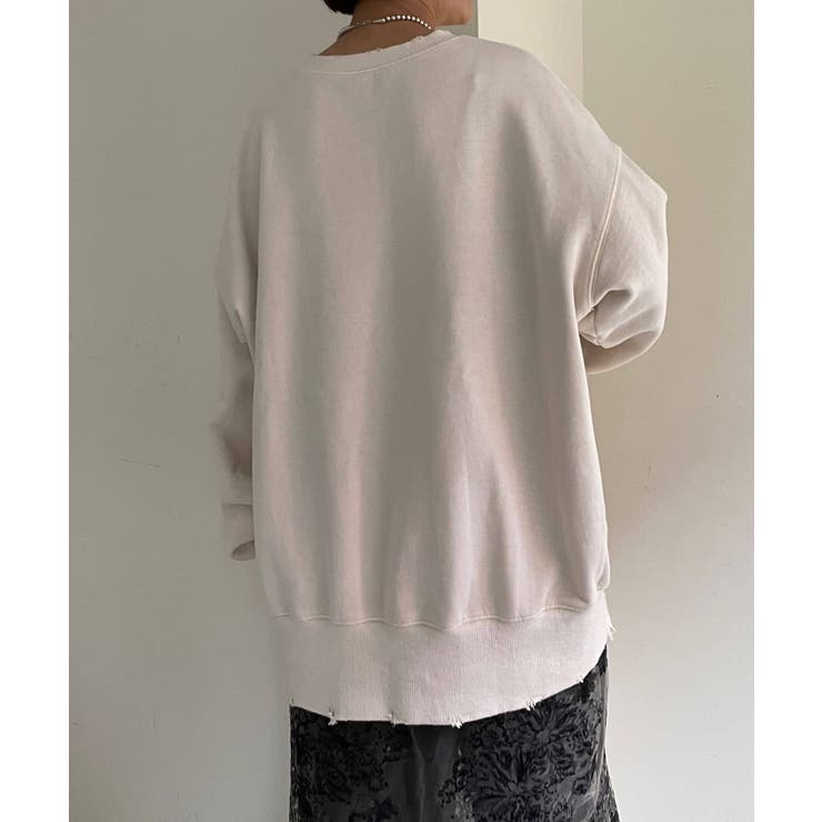 【Omekashi】裏起毛ダメージスウェット | PAL GROUP OUTLET | 詳細画像9 