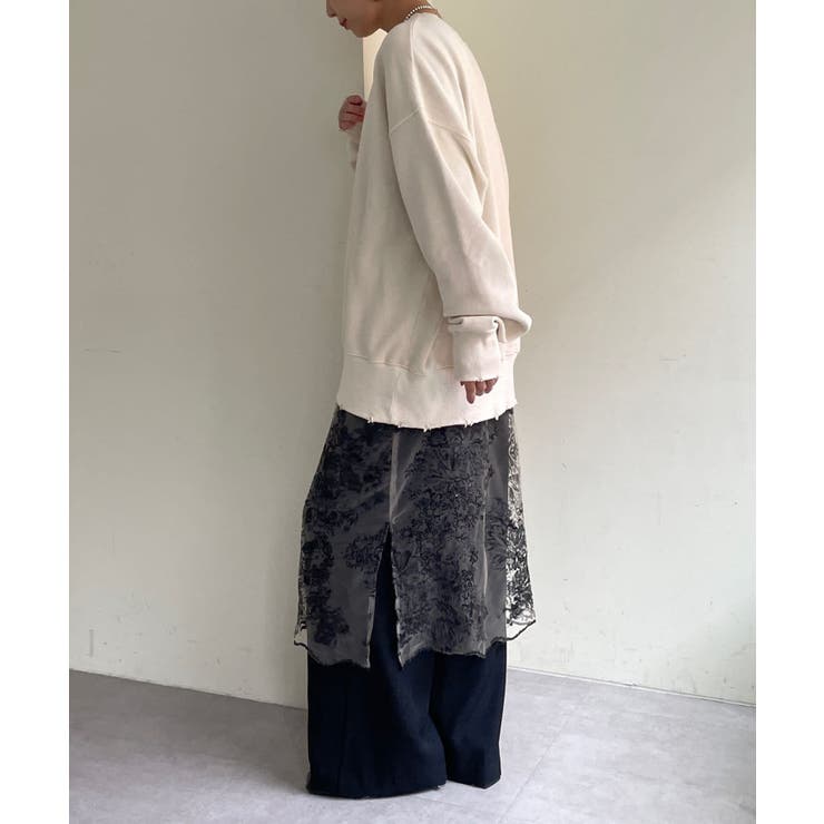 【Omekashi】裏起毛ダメージスウェット | PAL GROUP OUTLET | 詳細画像13 