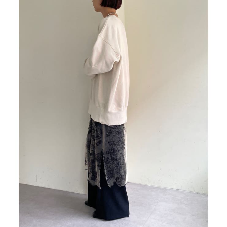 【Omekashi】裏起毛ダメージスウェット | PAL GROUP OUTLET | 詳細画像14 