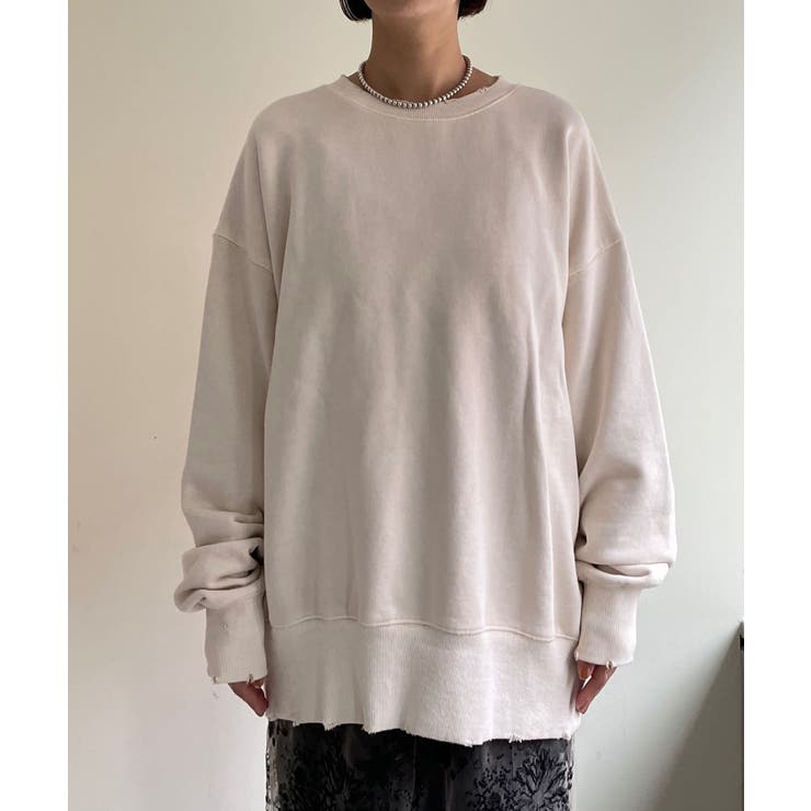 【Omekashi】裏起毛ダメージスウェット | PAL GROUP OUTLET | 詳細画像16 