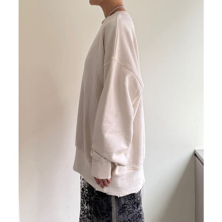 【Omekashi】裏起毛ダメージスウェット | PAL GROUP OUTLET | 詳細画像17 