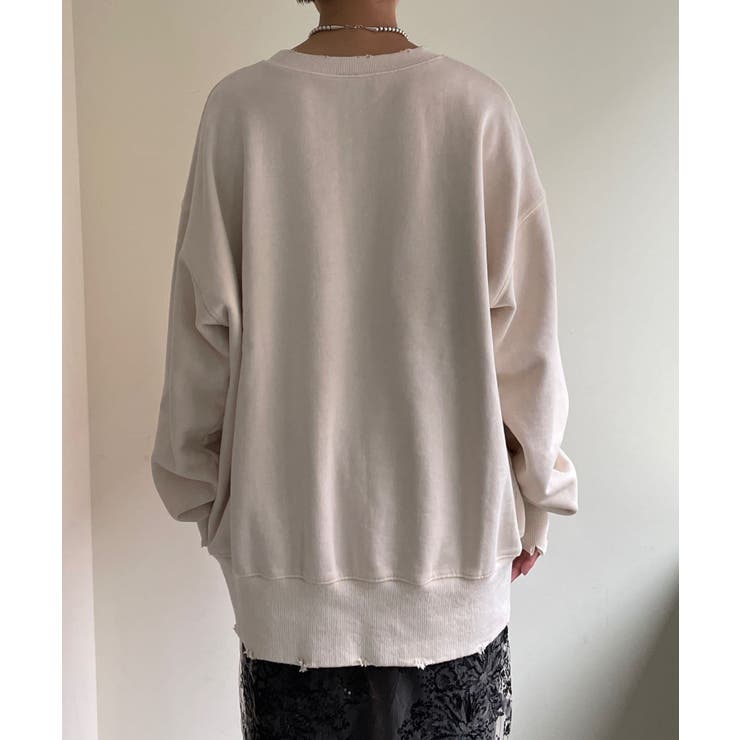 【Omekashi】裏起毛ダメージスウェット | PAL GROUP OUTLET | 詳細画像18 