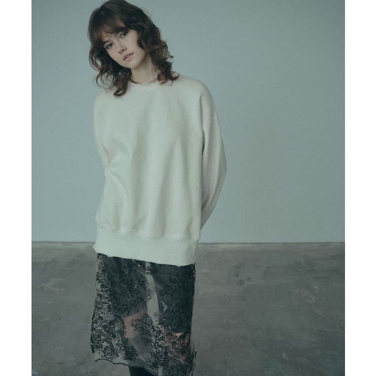 【Omekashi】裏起毛ダメージスウェット | PAL GROUP OUTLET | 詳細画像1 