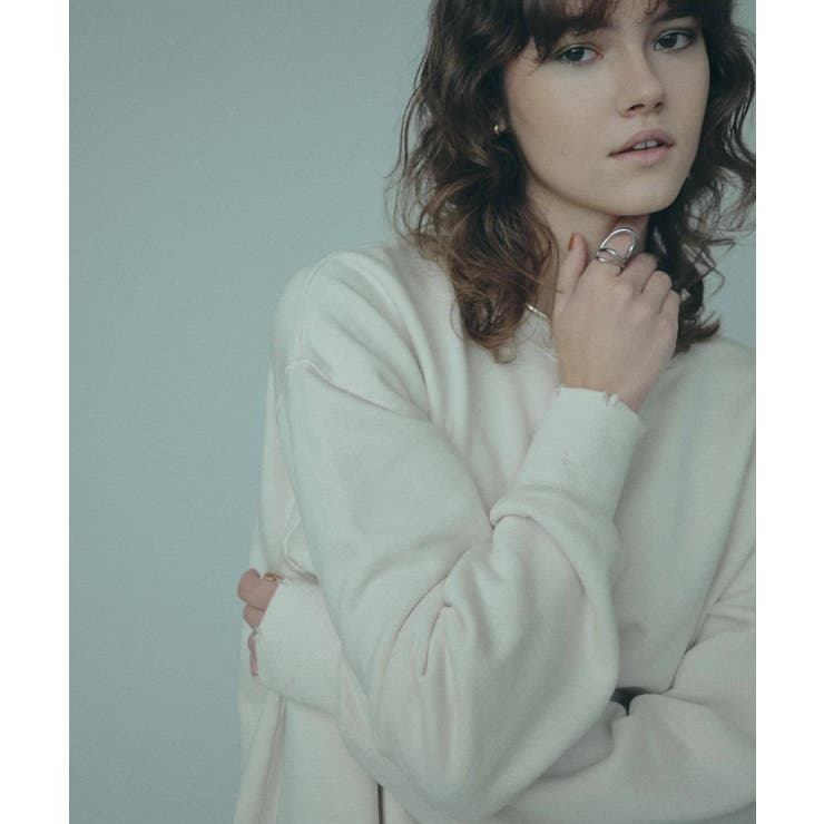 【Omekashi】裏起毛ダメージスウェット | PAL GROUP OUTLET | 詳細画像2 