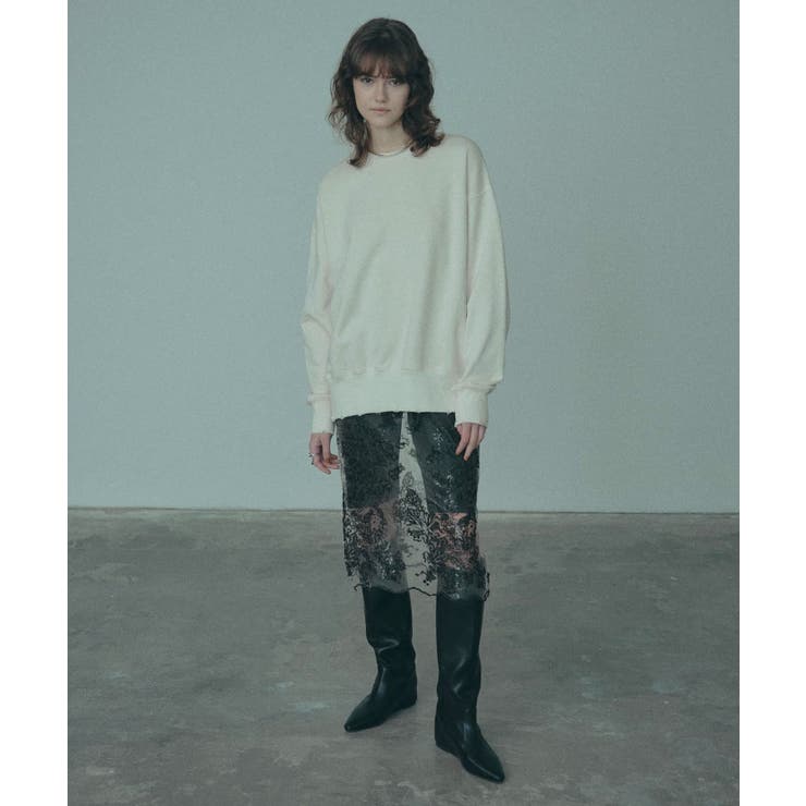 【Omekashi】裏起毛ダメージスウェット | PAL GROUP OUTLET | 詳細画像3 