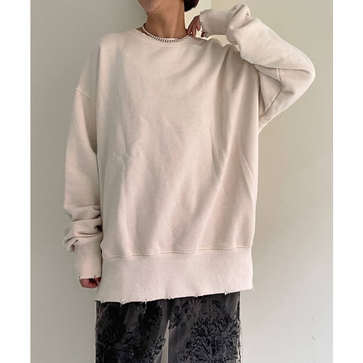 【Omekashi】裏起毛ダメージスウェット | PAL GROUP OUTLET | 詳細画像6 