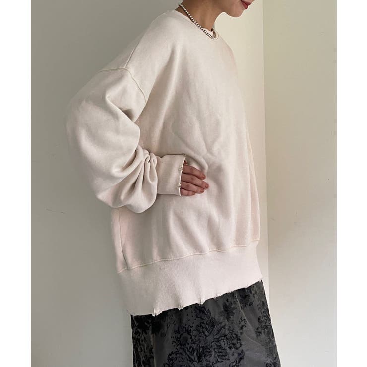 【Omekashi】裏起毛ダメージスウェット | PAL GROUP OUTLET | 詳細画像8 