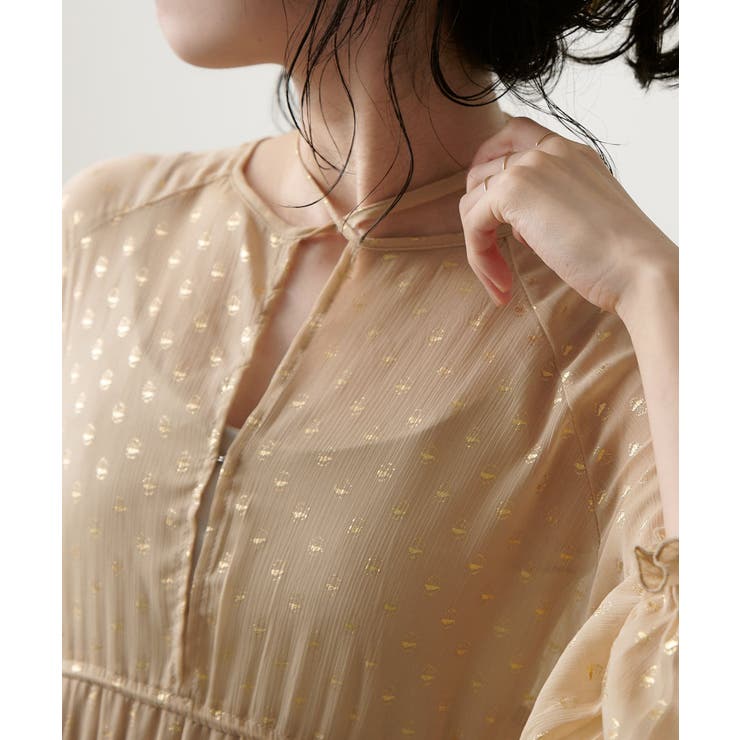 Omekashi】箔ドットマキシワンピース[品番：PALW0006105]｜PAL GROUP