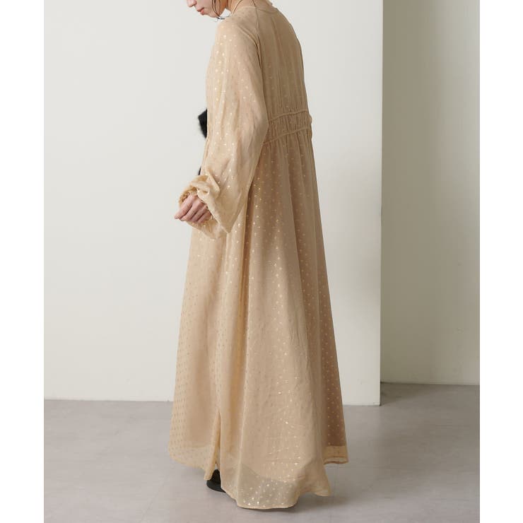 Omekashi】箔ドットマキシワンピース[品番：PALW0006105]｜PAL GROUP