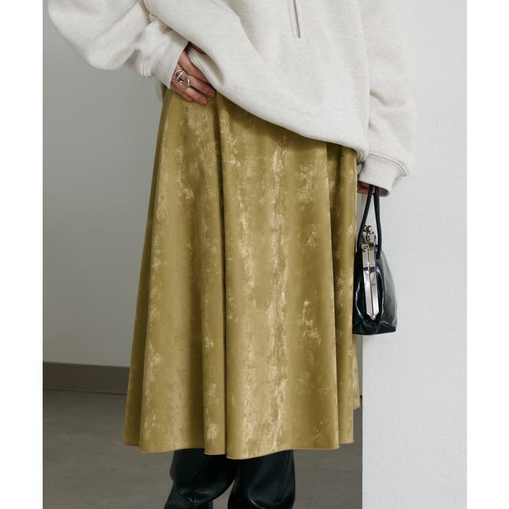 【Omekashi】サテンミドルスカート | PAL GROUP OUTLET | 詳細画像7 