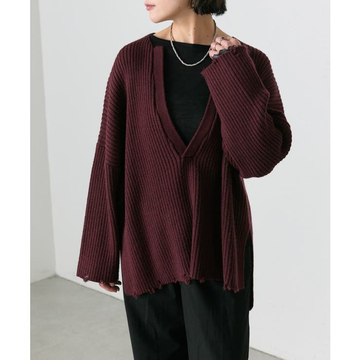 【ear PAPILLONNER】ダメージニット【SUM1 STYLE】 | PAL GROUP OUTLET | 詳細画像2 