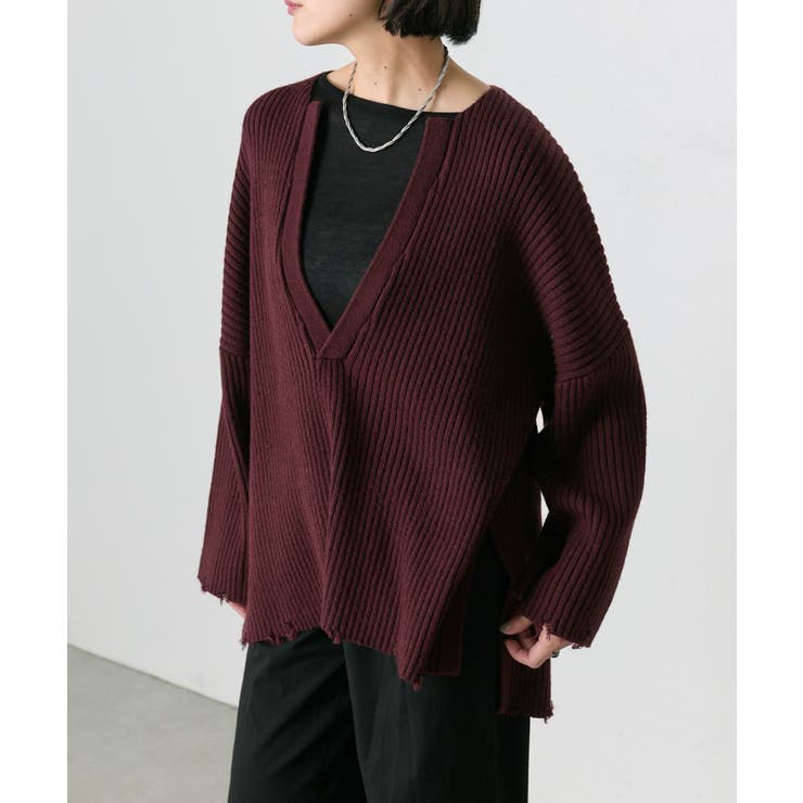 【ear PAPILLONNER】ダメージニット【SUM1 STYLE】 | PAL GROUP OUTLET | 詳細画像3 