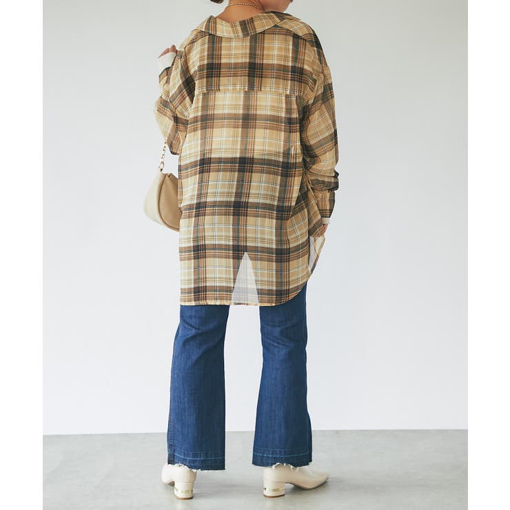 【un dix cors】シアーチェックシャツ | PAL GROUP OUTLET | 詳細画像9 