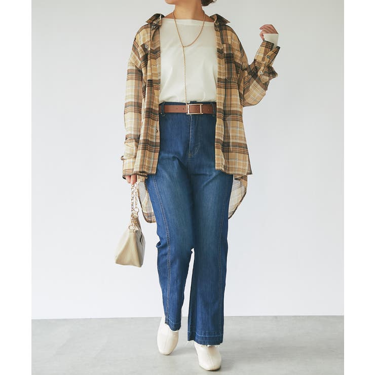 【un dix cors】シアーチェックシャツ | PAL GROUP OUTLET | 詳細画像10 