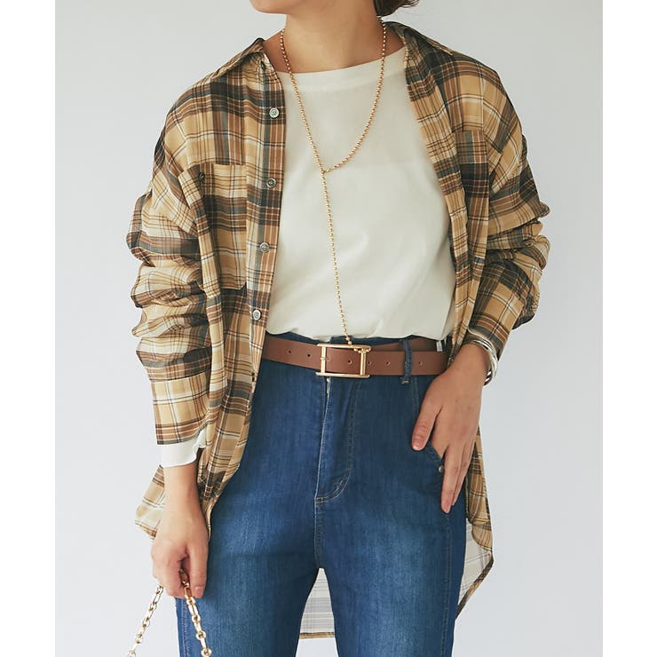 【un dix cors】シアーチェックシャツ | PAL GROUP OUTLET | 詳細画像1 