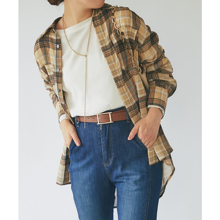 【un dix cors】シアーチェックシャツ | PAL GROUP OUTLET | 詳細画像2 