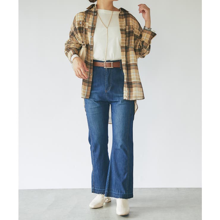 【un dix cors】シアーチェックシャツ | PAL GROUP OUTLET | 詳細画像6 