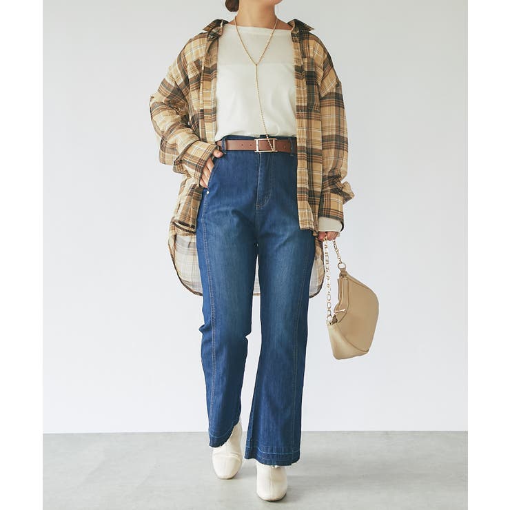 【un dix cors】シアーチェックシャツ | PAL GROUP OUTLET | 詳細画像7 