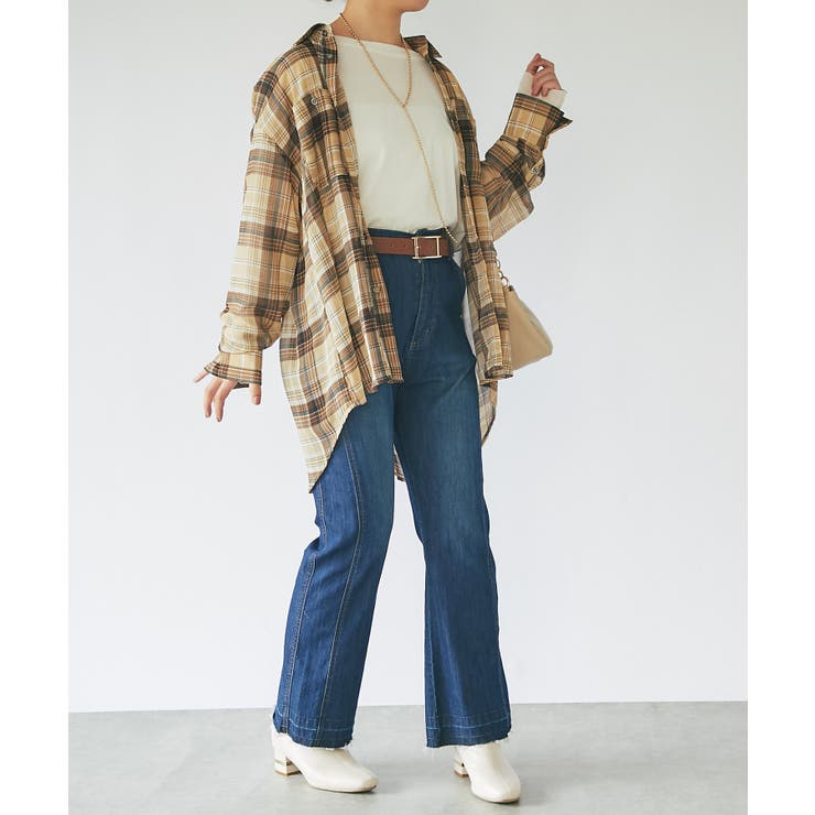 【un dix cors】シアーチェックシャツ | PAL GROUP OUTLET | 詳細画像8 