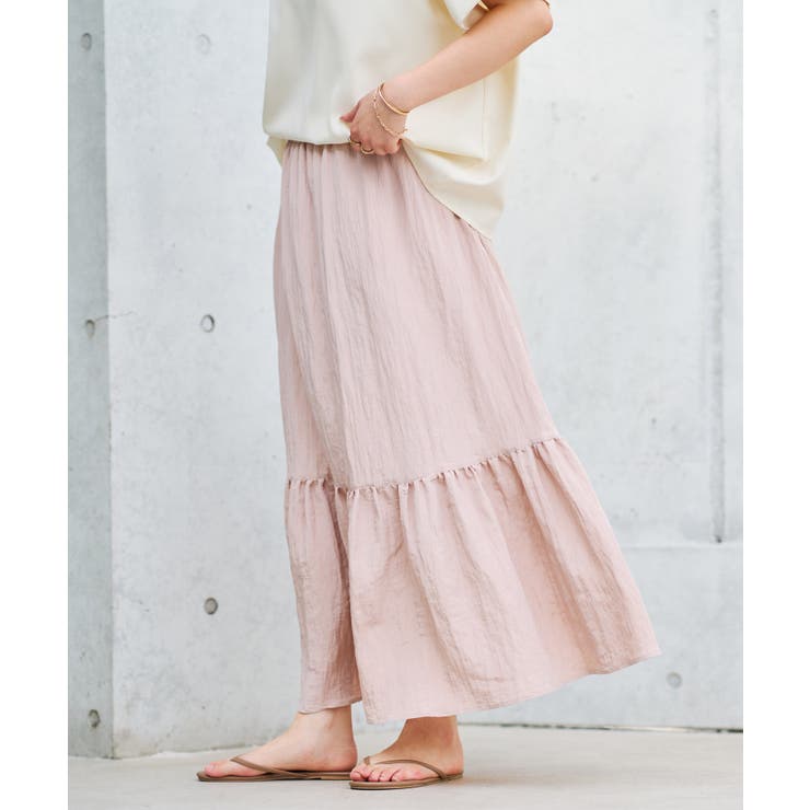 【un dix cors】ヴィンテージシワ加工スカート | PAL GROUP OUTLET | 詳細画像3 