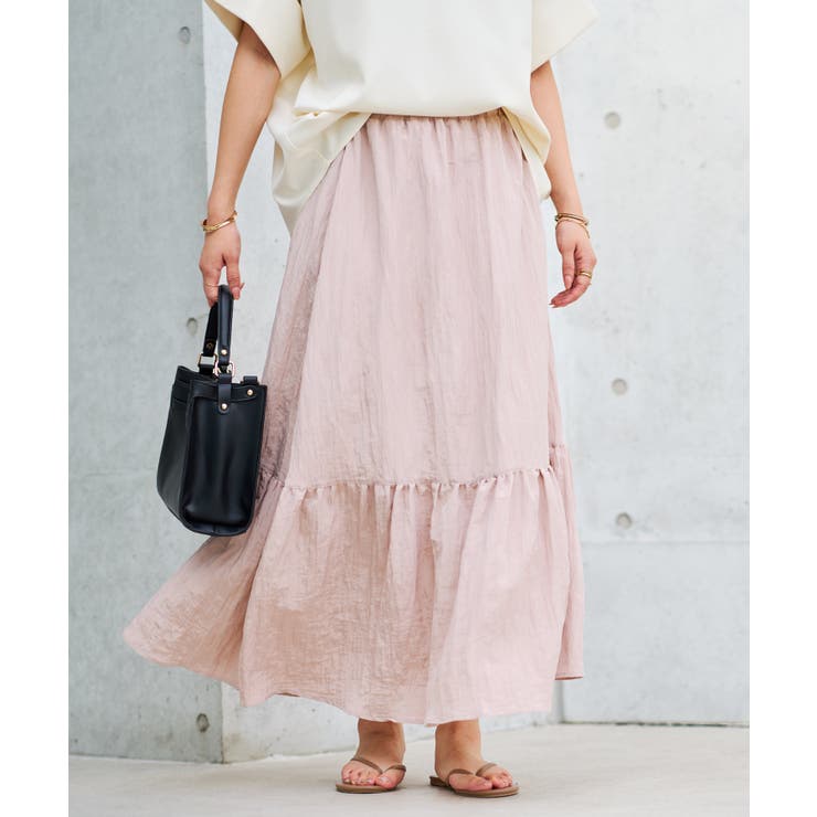 【un dix cors】ヴィンテージシワ加工スカート | PAL GROUP OUTLET | 詳細画像5 