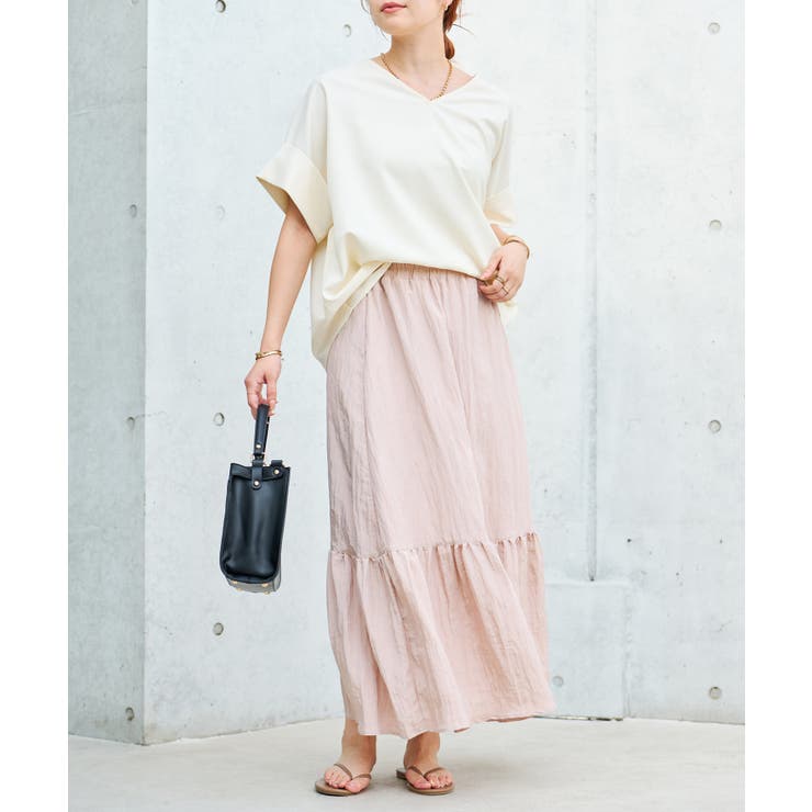 【un dix cors】ヴィンテージシワ加工スカート | PAL GROUP OUTLET | 詳細画像6 