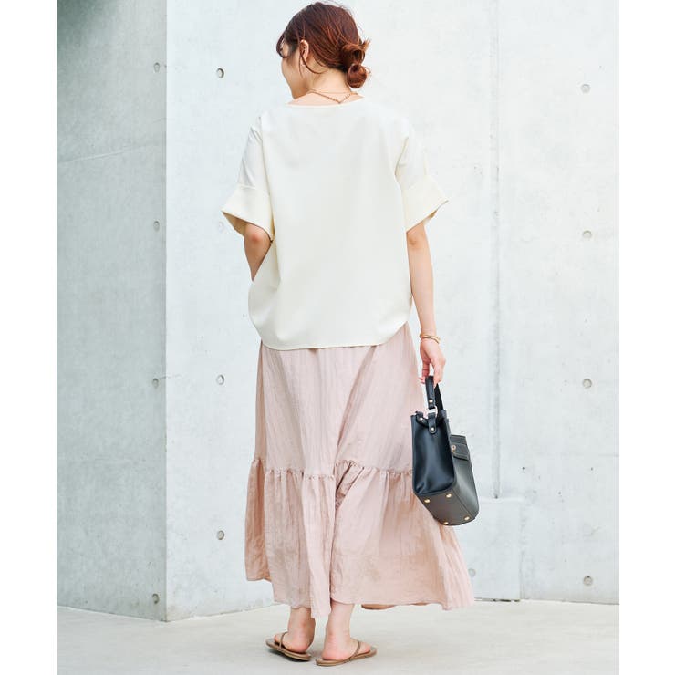 【un dix cors】ヴィンテージシワ加工スカート | PAL GROUP OUTLET | 詳細画像8 